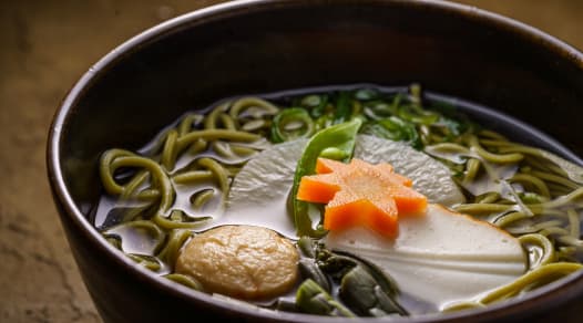 Soba Noodle with Green Tea