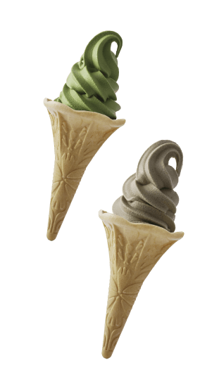 Uji Matcha Soft Ice Cream